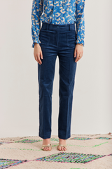 Carol Corduroy Jeans, Ocean