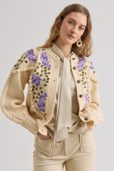 Holly Cardigan, Ivory Lilac
