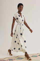 Viviane Dress, Maxi Dot