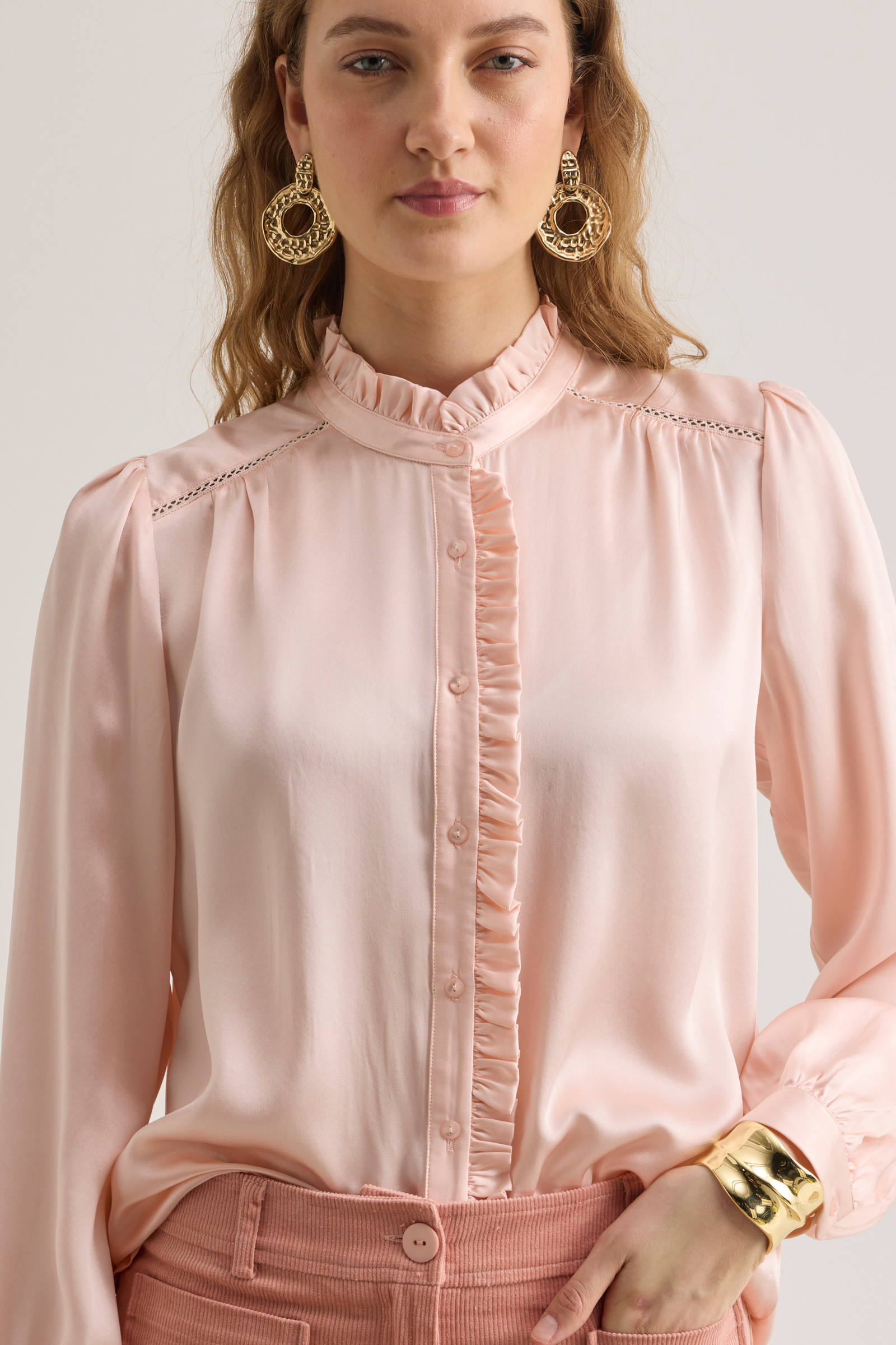 Rosie Shirt, light Rose – Line Markvardsen Rosie Shirt, light Rose – Line Markvardsen