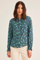 Pauline Shirt, Blue blossom