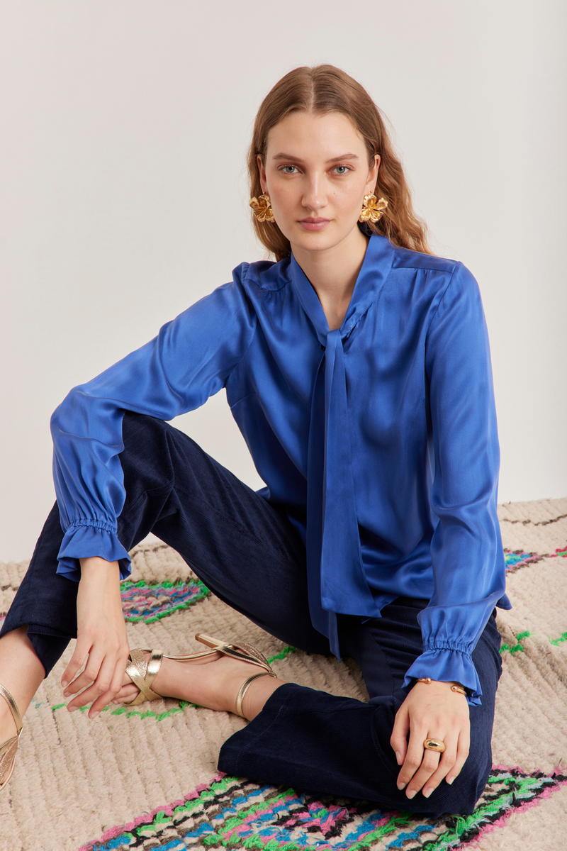 Pauline Shirt, Royal Blue