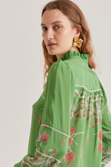 Victoria Shirt, Birdie Pistachio