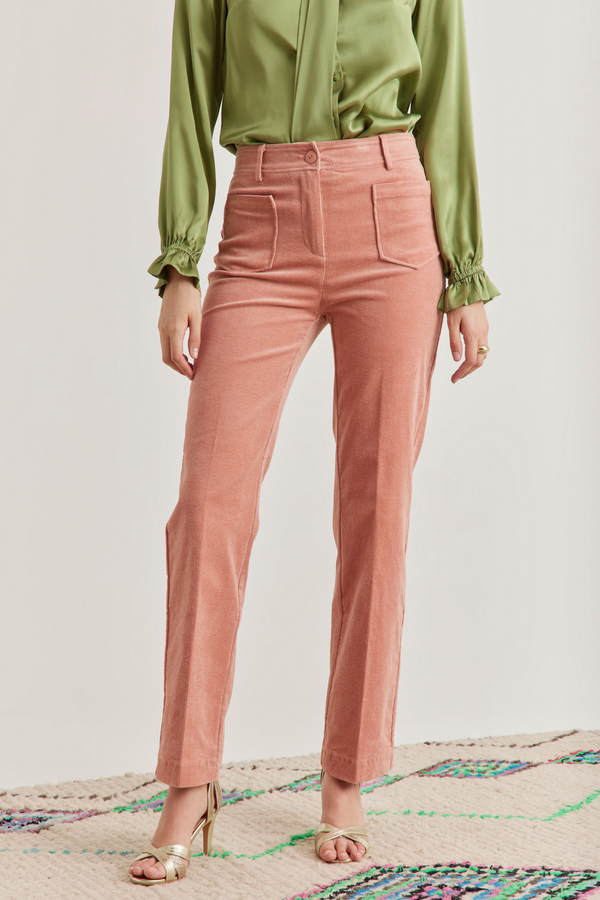 Carol Corduroy Jeans, Rose