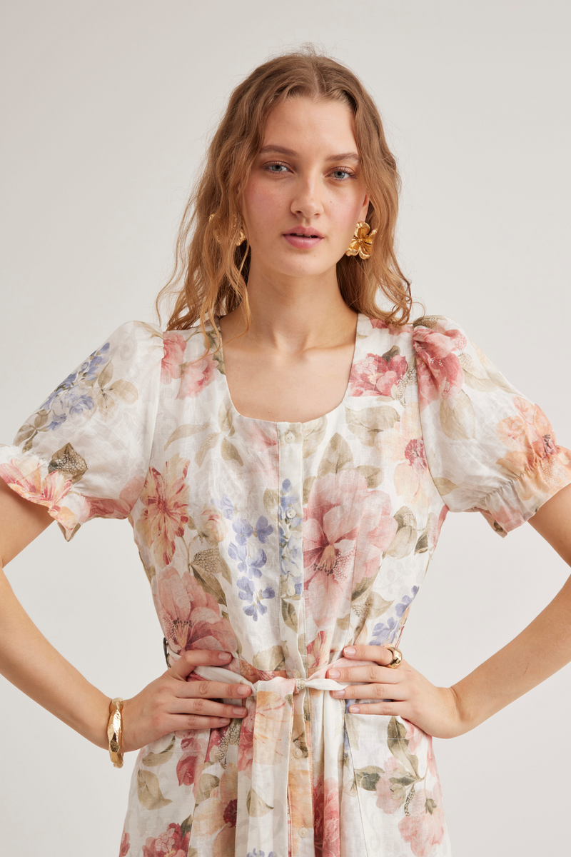 Cordelia Dress, Summer Bloom