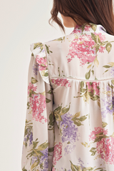 Yasmin Shirt, Cream Lilac