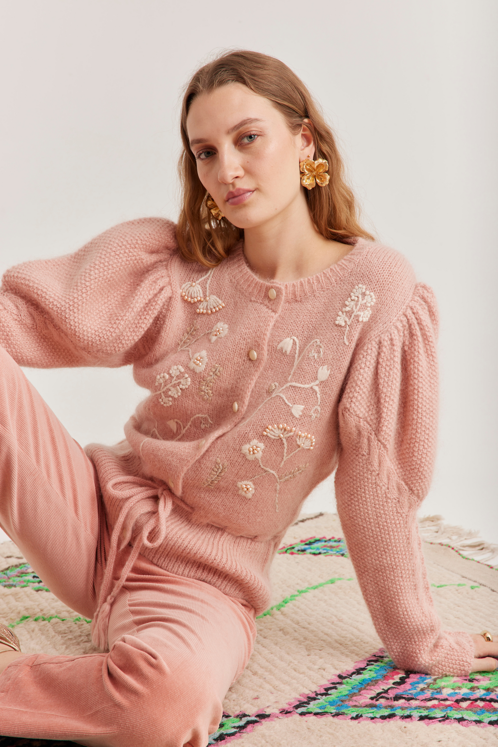 Colette Cardigan, Rose – Line Markvardsen Colette Cardigan, Rose – Line Markvardsen