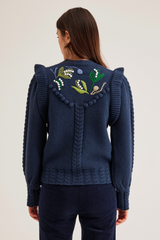 Brooklyn Sweater Lily of the valley, Navy