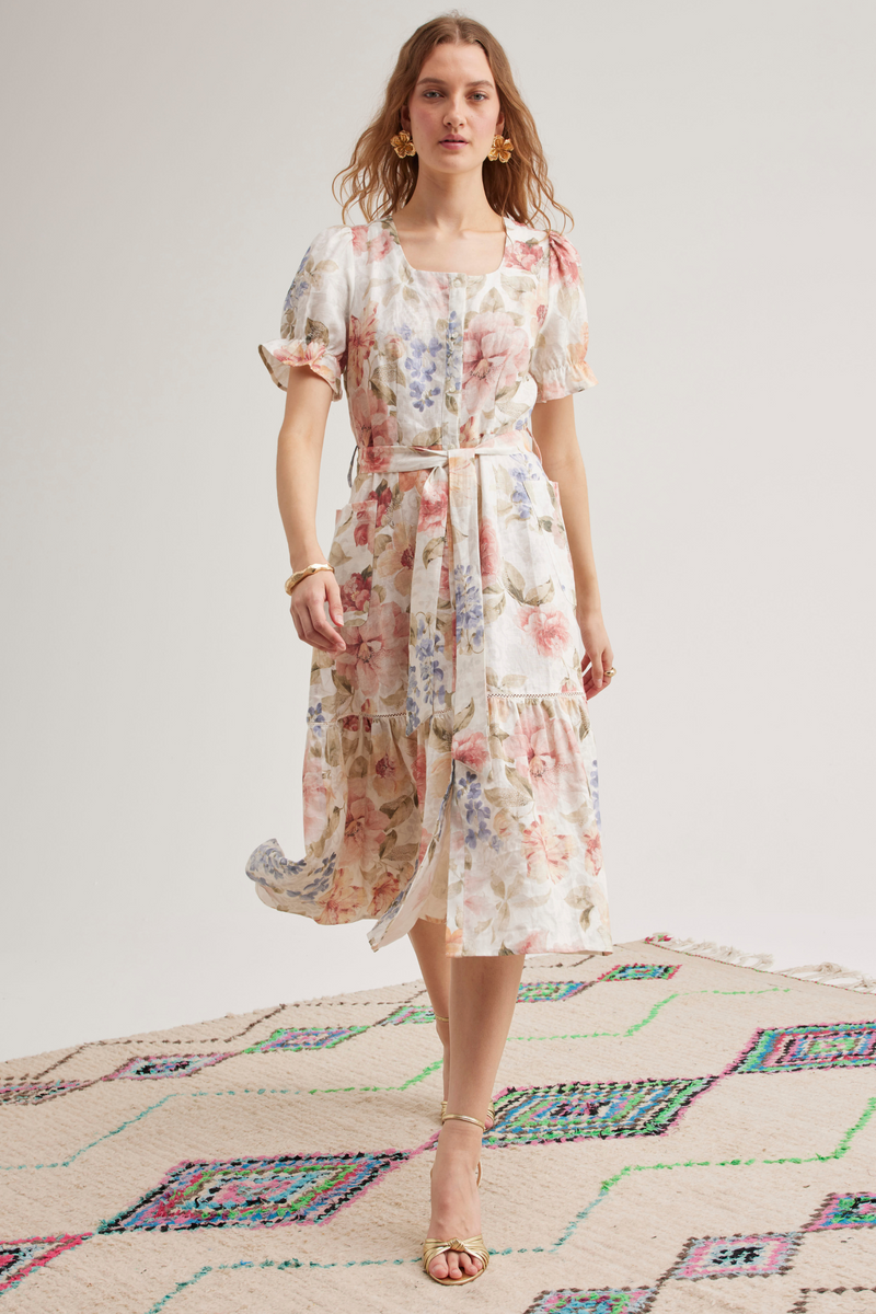 Cordelia Dress, Summer Bloom