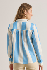 Abigail Shirt, Portofino Blue