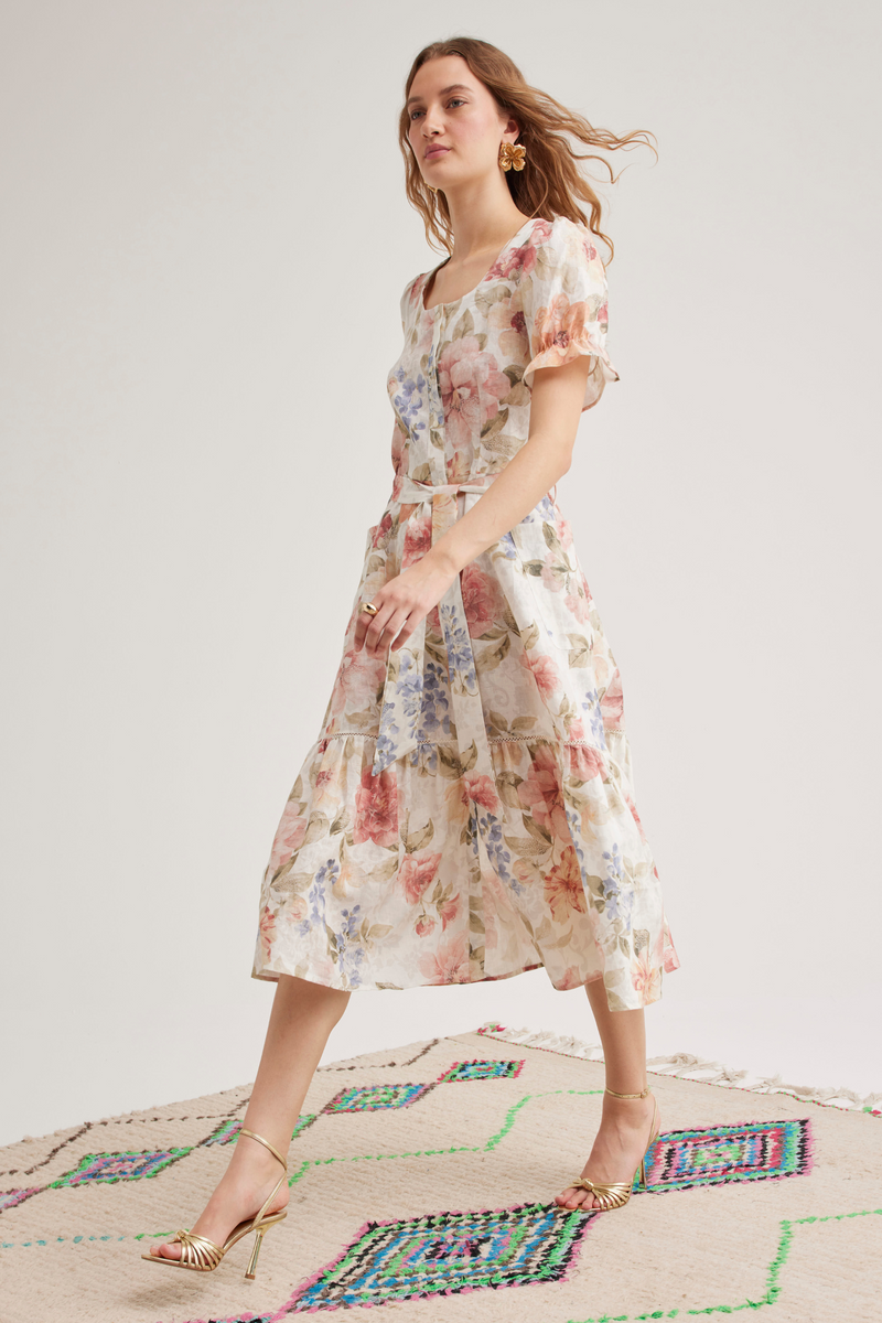 Cordelia Dress, Summer Bloom