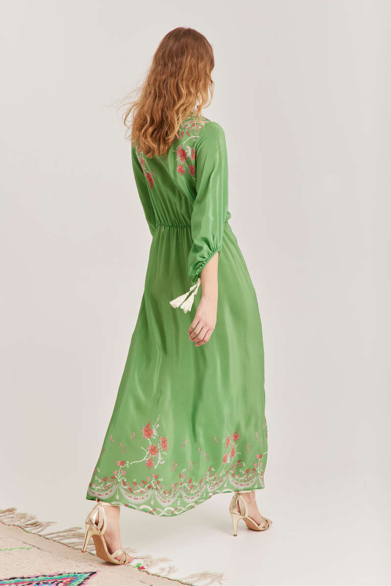 Julianne Dress, Birdie Pistachio