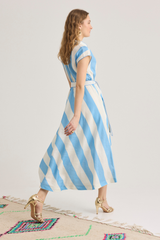 Viviane Dress, Portofino Blue