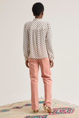 Rosie Shirt, Cream Dot