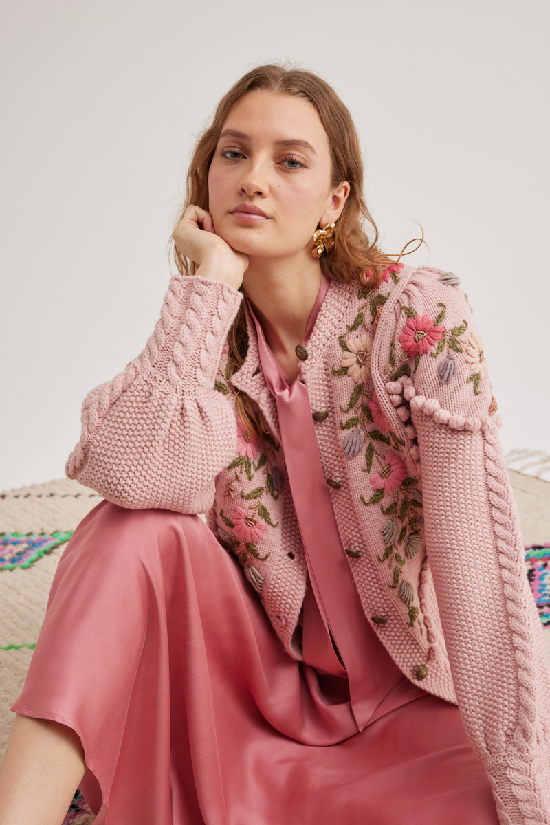 Holly Cardigan, Rose