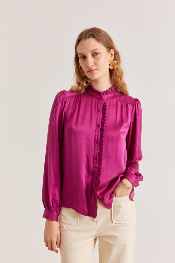 Rosie Shirt, Orchid Pink