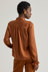 Pauline Shirt, Caramel brown
