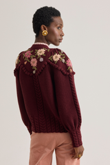 Holly Cardigan, Berry