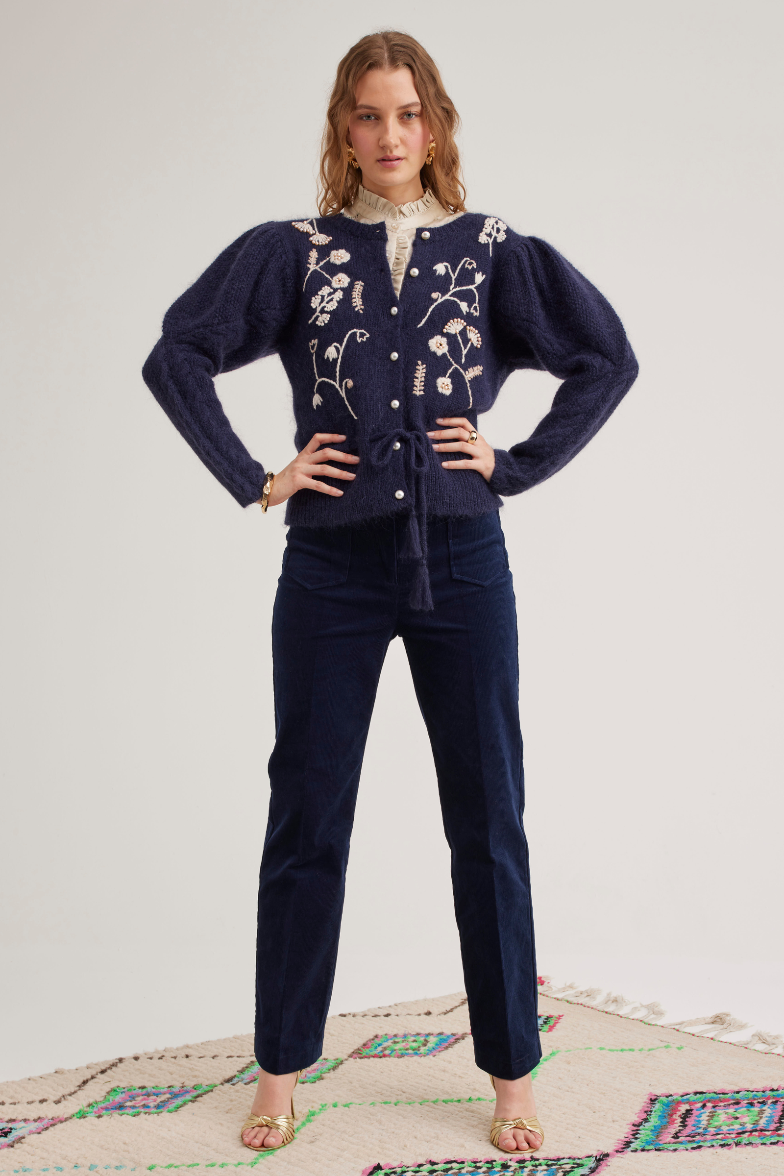 Colette Cardigan, Midnight Blue – Line Markvardsen