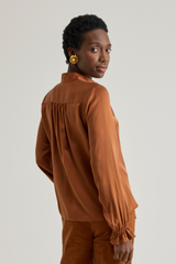 Pauline Shirt, Caramel brown