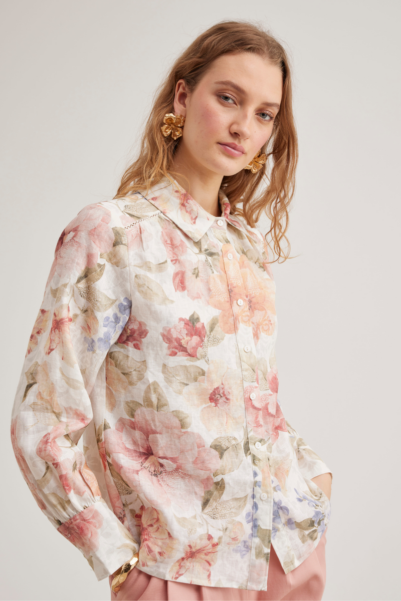 Abigail Shirt, Summer Bloom