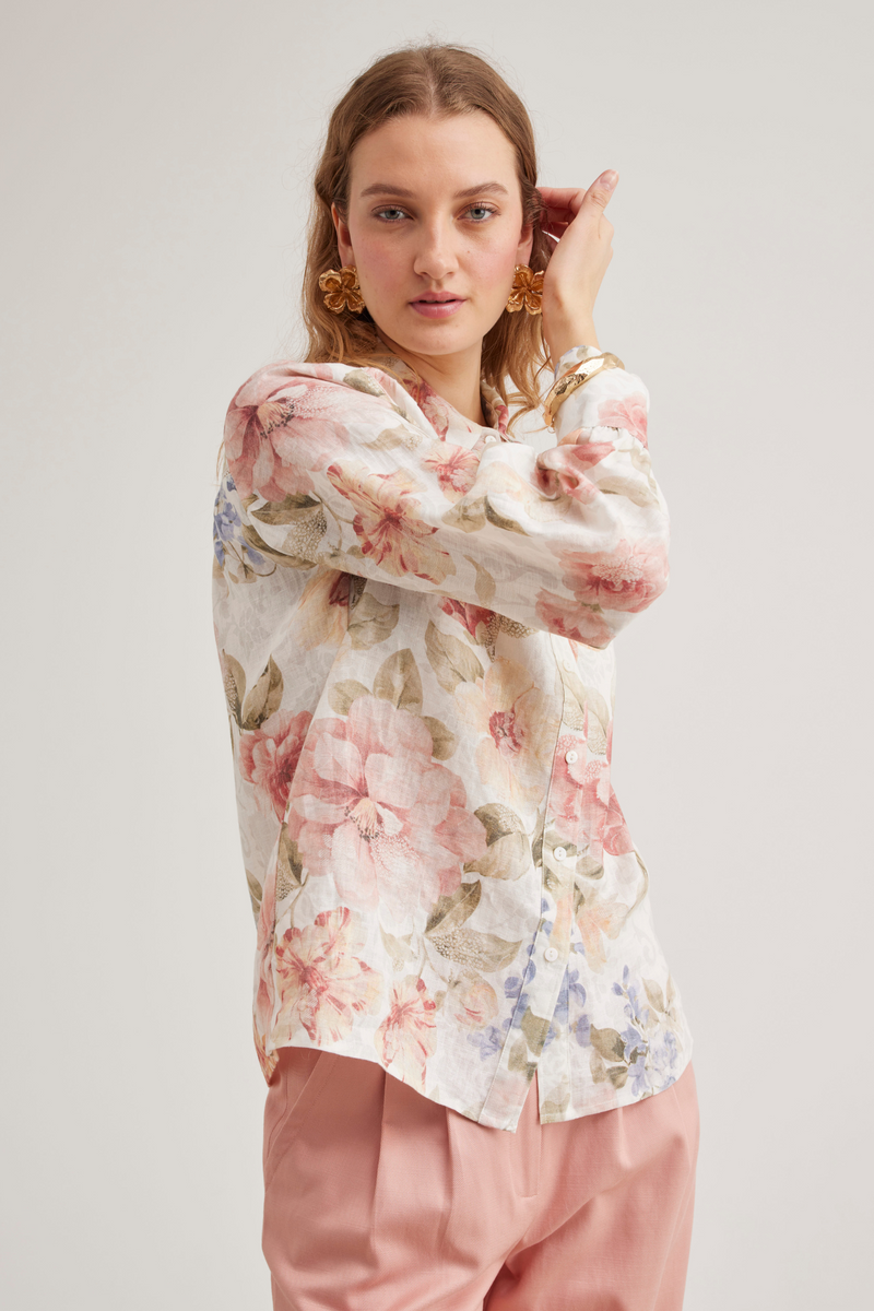 Abigail Shirt, Summer Bloom