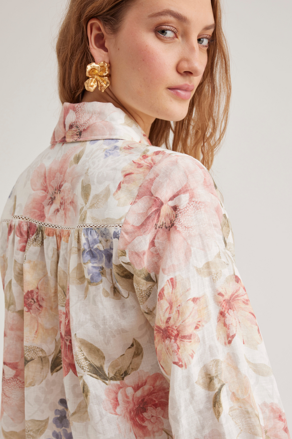 Abigail Shirt, Summer Bloom