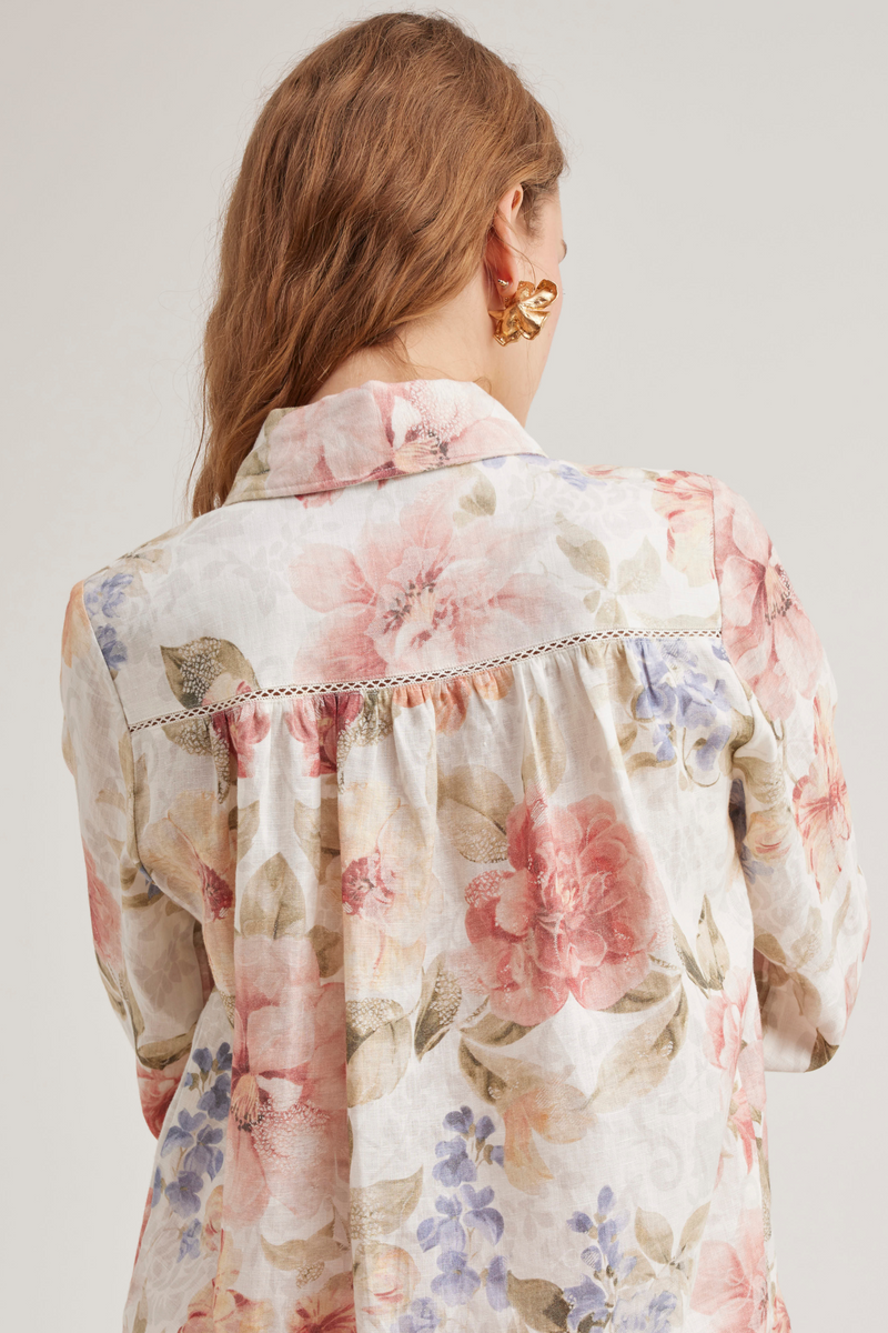 Abigail Shirt, Summer Bloom