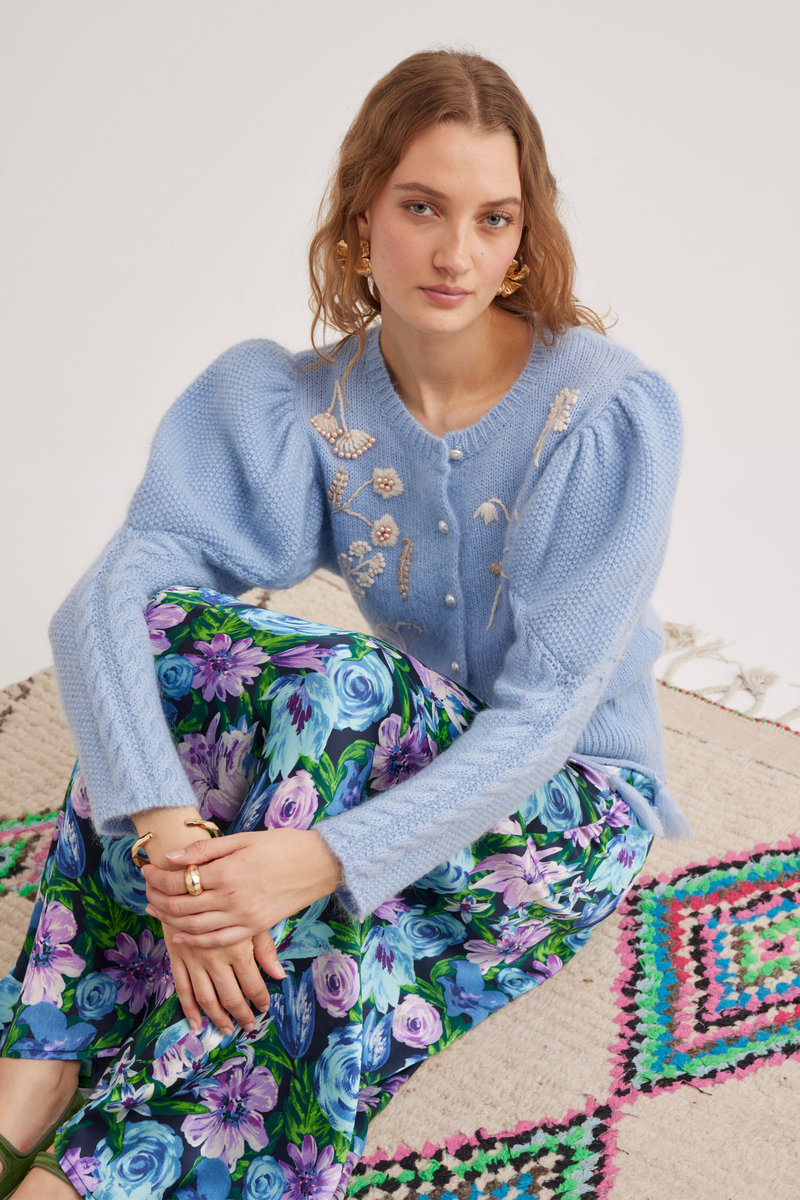 Colette Cardigan, Bluebell – Line Markvardsen