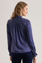 Pauline Shirt, Midnight Blue