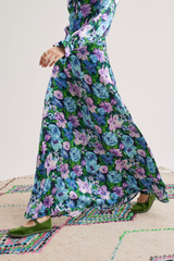 Ivy Silk Skirt, Tropic