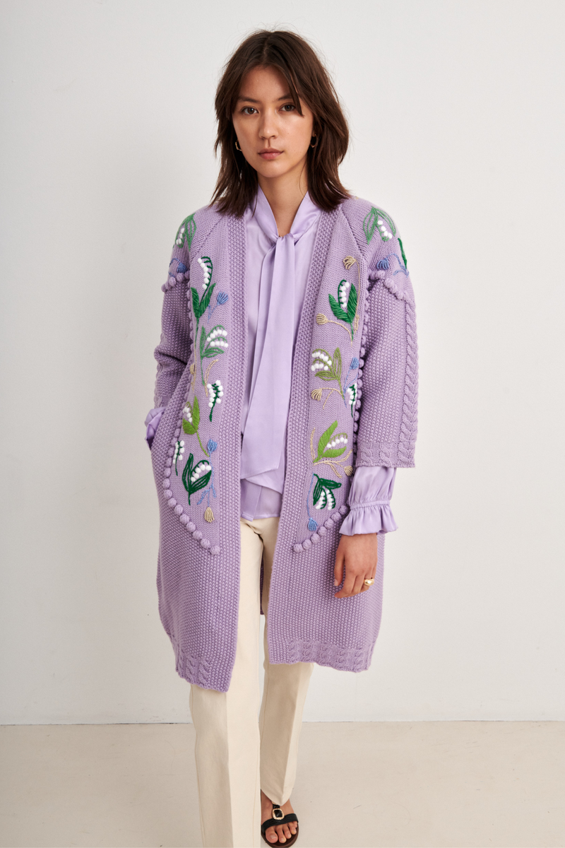 Eve Jacket Lily of the valley Lilac