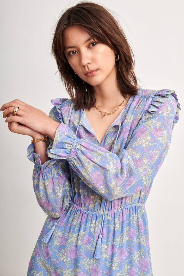 Stella Dress, Bluebell Peony
