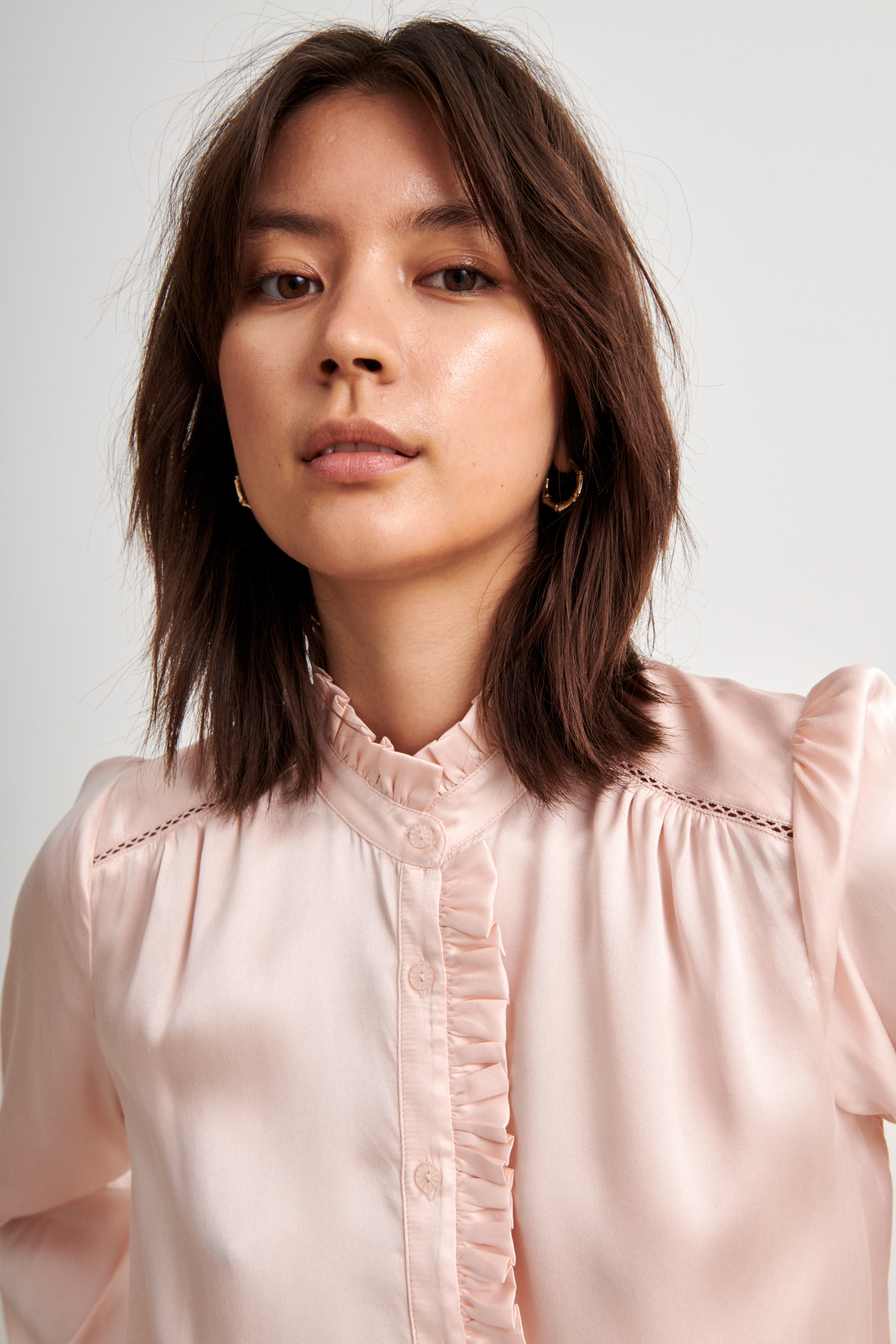 Rosie Shirt, light Rose – Line Markvardsen