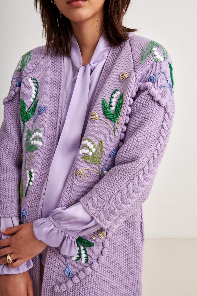 Eve Jacket Lily of the valley Lilac