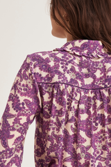 Audrey Shirt, Pop Paisley Purple